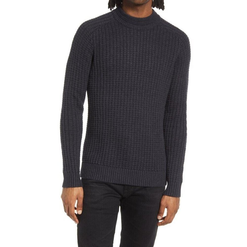 Selected Homme BNWOT knit sweater "Atlas" navy blue sz 2XLarge New